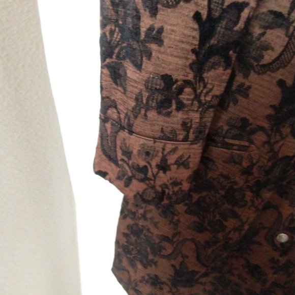 Vintage Western Style 3/4 Length Frock Coat, Like new - Picture 3 of 4